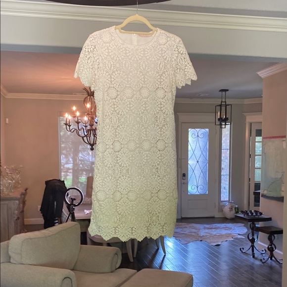 Tory Burch Dresses & Skirts - Tory Burch Elegant Off White Lace Dress